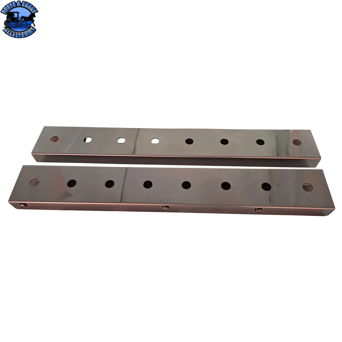Ss-1757 Front 589 Peterbilt Air Cleaner Strap-Mount Bracket W 8 - 3/4" Light Holes 1
