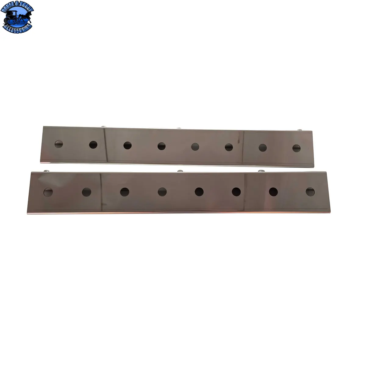 Ss-1758 Rear 589 Peterbilt Air Cleaner Strap-Mount Bracket - Blank 8 - 3/4" Light Holes 1