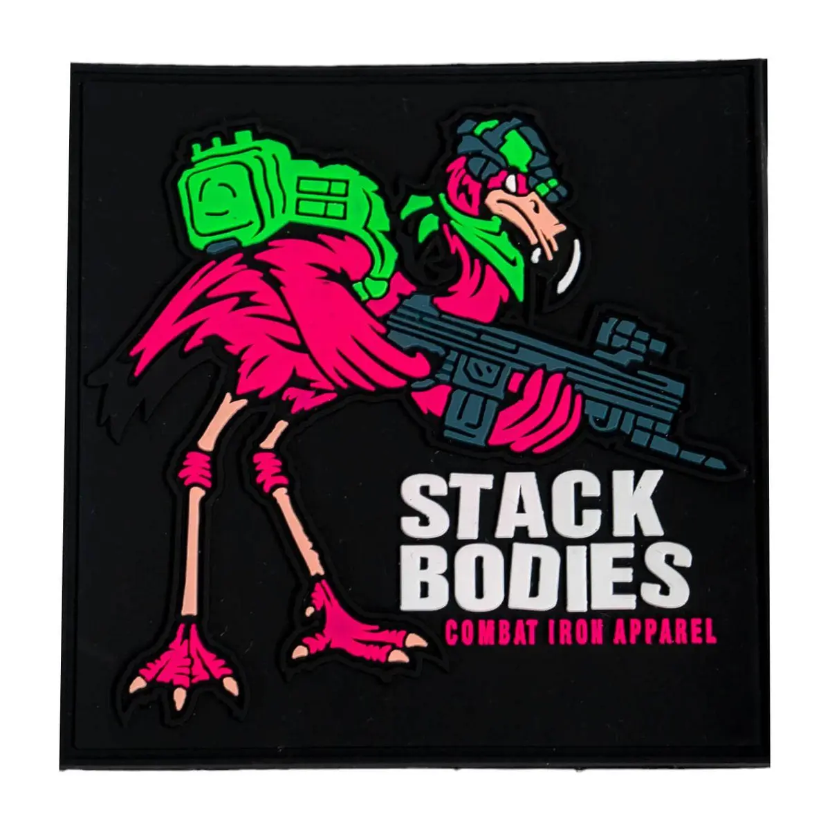Stack Bodies Flamingo Operator Pvc Patch 1