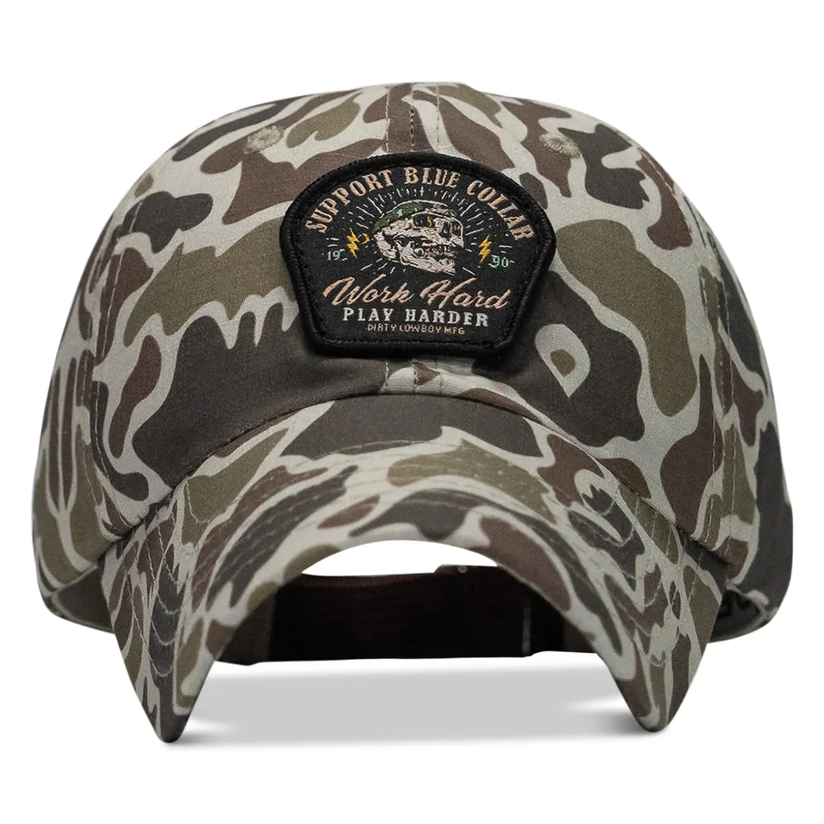 Work Hard, Play Harder Patch Ripstop Tactical Hat 1