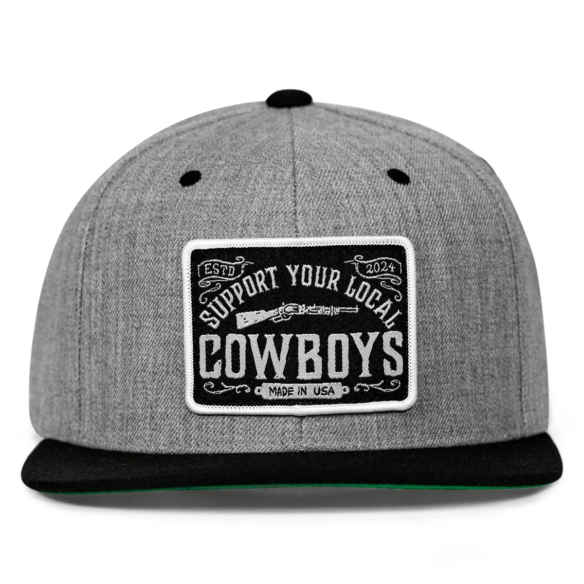 Support Your Local Cowboys Patch Flatbill Hat 2
