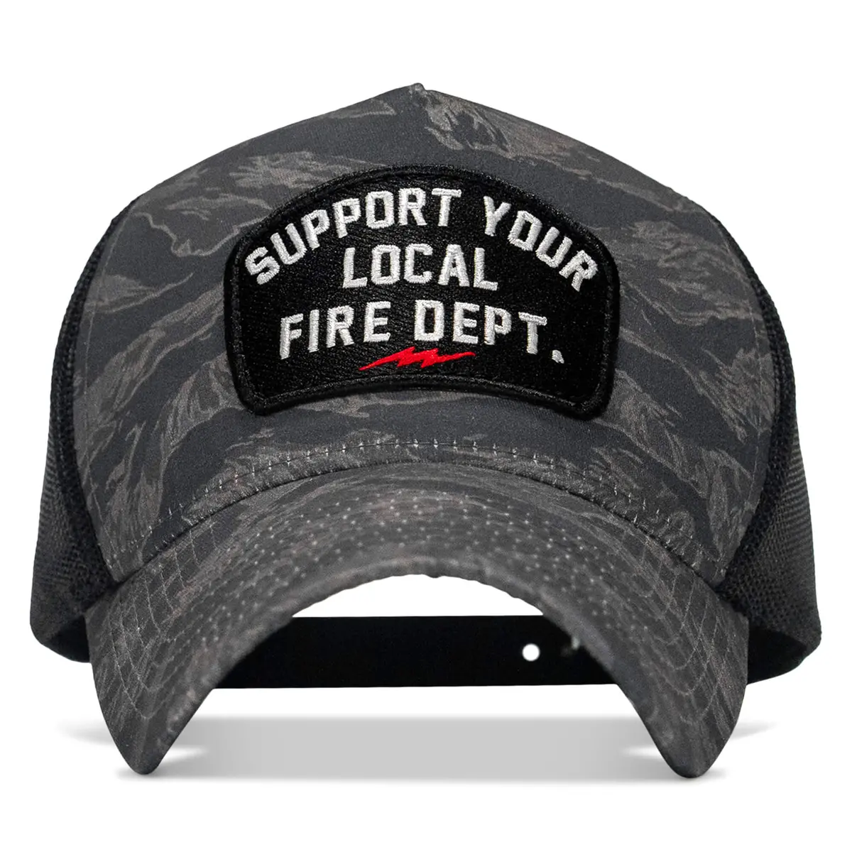 Support Your Local Fire Dept Patch Five Panel Breacher Snapback Hat 1