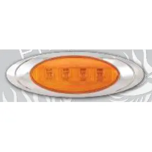 P201112 Lite Kit P1 Amber Led W/Chrome Bezel (09-160101051) 1