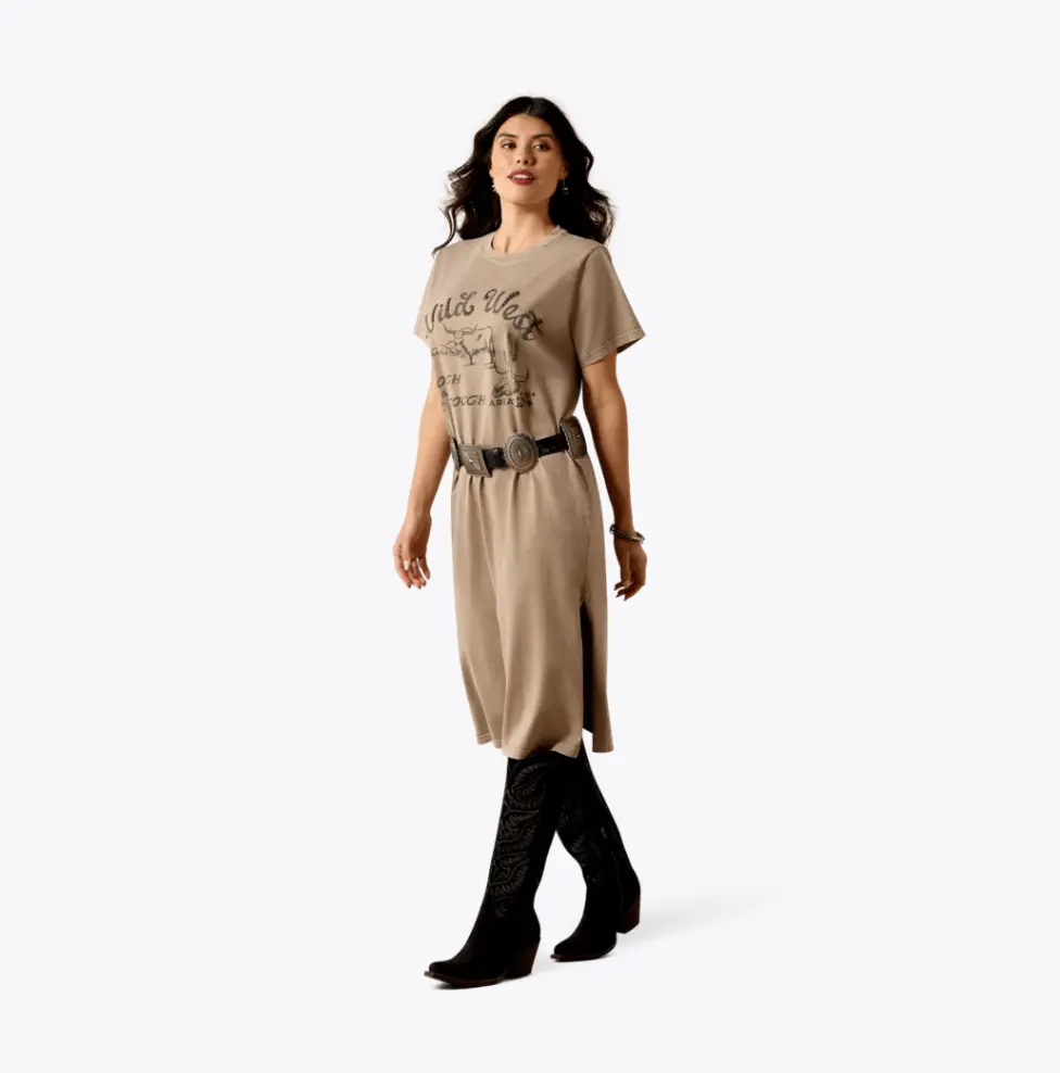 Ariat Bandito T-Shirt Dress At Bourbon Cowgirl 1