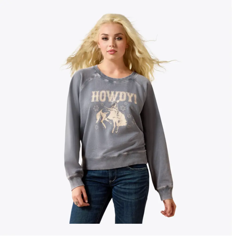 Ariat Vintage Raglan Sweatshirt For Women 1