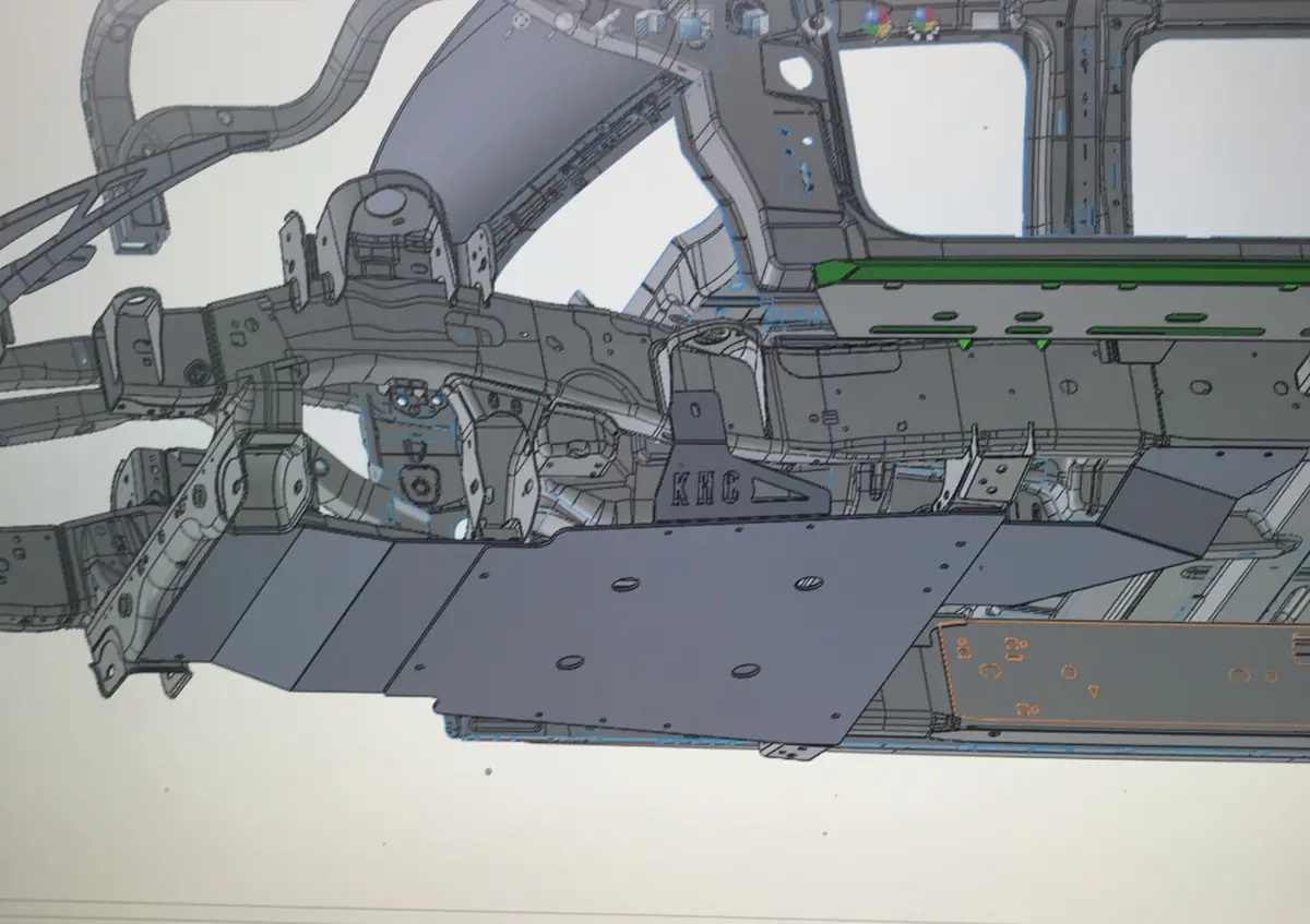 Gen1 Raptor Full Length Skid Plate 1