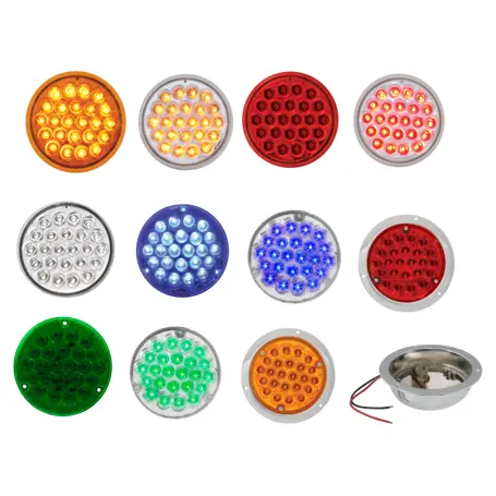 4" Pearl Led Light With Housing  (Choose Color) 1