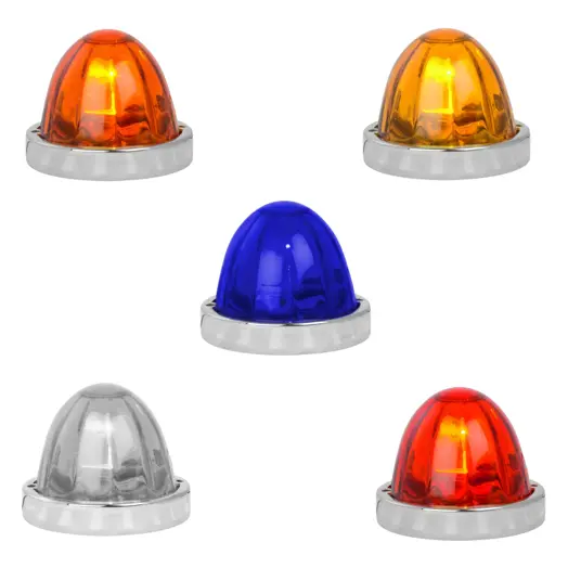 Grand General Flush Mount 3.5" Glass Watermelon Light Kits (1 Wire 1156) (Choose Color) 1
