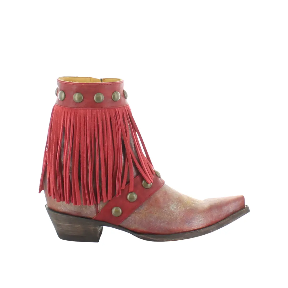 Milan Fringes Red- Old Gringo Cowboy Boots At Bourbon Cowgirl 1