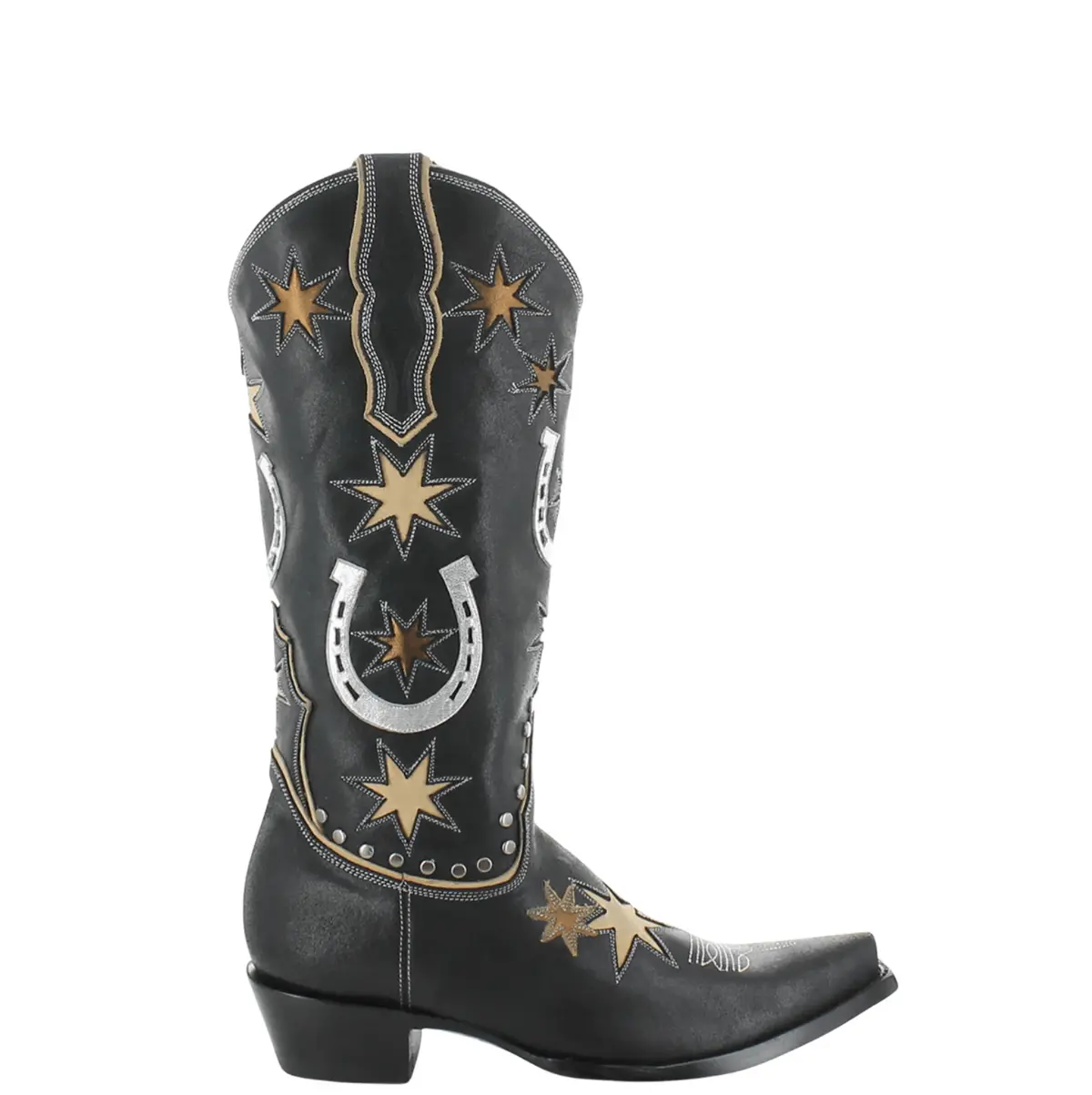 Lucky Star Boots In Black | Old Gringo Western Boots | Bourbon Cowgirl 1