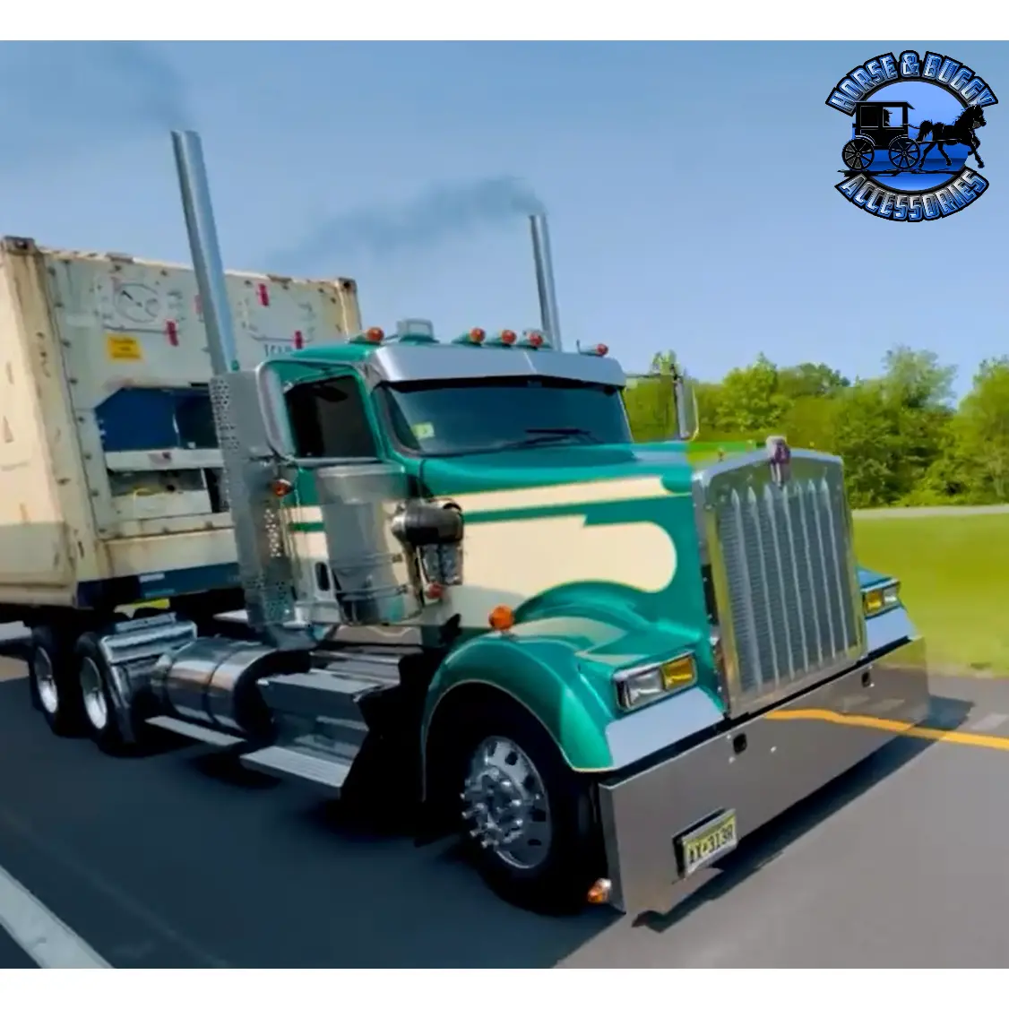 S41-10D-20-1123 20", Boxed, Standard Mount, Tow Holes Kenworth W900l (1982+) W900b (1982-2010 1