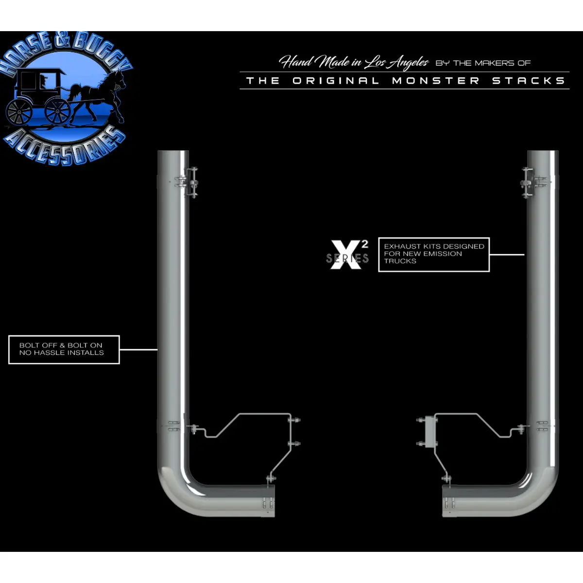 #K589-Dwb8cp 589 2024+ 8" Kit Factory Exhaust- Weed Burner -Dummy System No Dpf Move Needed 1