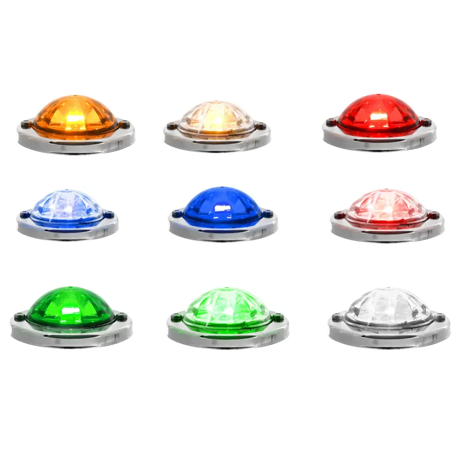 Mini Super Star Watermelon Led Sealed Light With Stainless Steel Bezel (Choose Color) 1