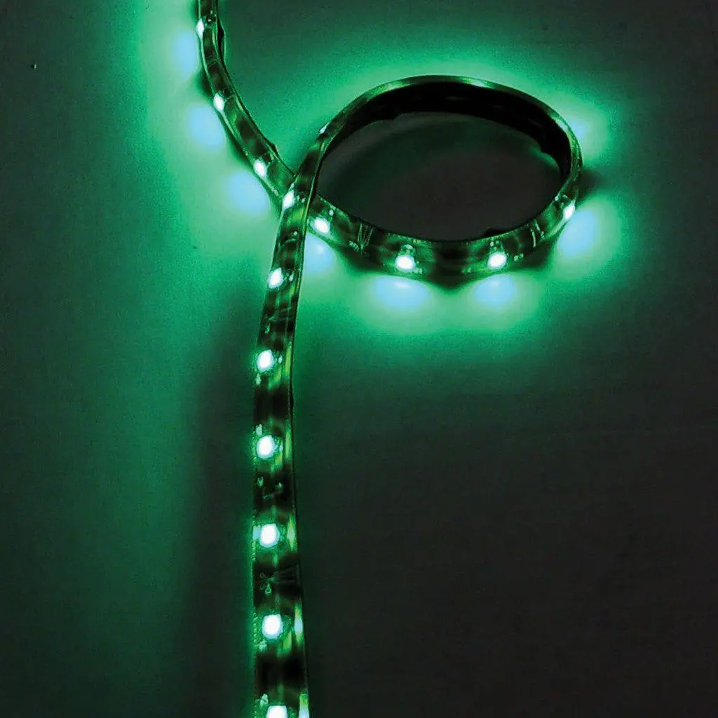 Led Lighting - 16 Ft. Flexible Led Roll - Green 1