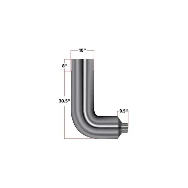 Tel-105 90° Elbow – 10″ Reduced To 5″ Diameter 1