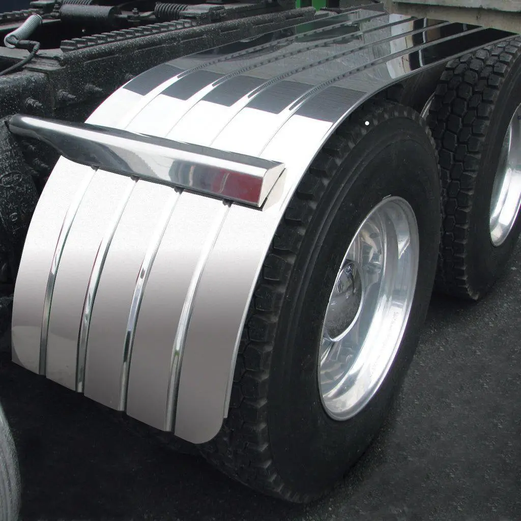 Tfen-H33 60″ 4 Ribbed Half Fenders – 16 Gauge | Galvanized Steel 1