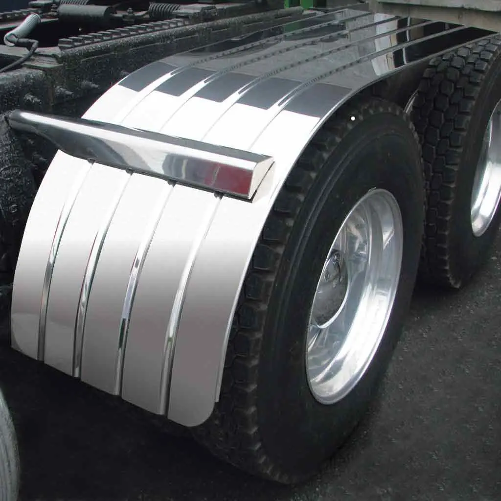 Tfen-H35 66″ 4 Ribbed Half Fenders – 16 Gauge | Galvanized Steel 1