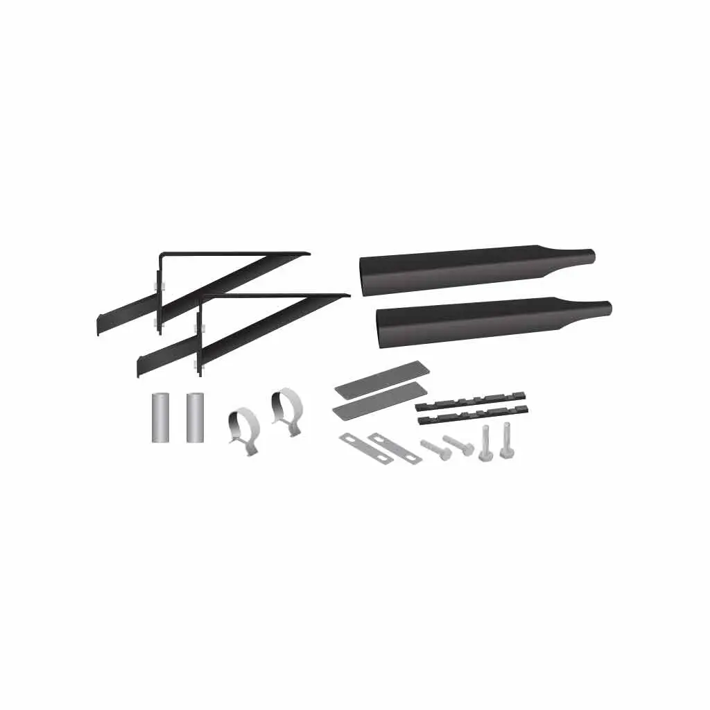 Tfen-Hkitsmb Smoke & Mirror Half Fender Mounting Kit – Adjustable Fender Brackets – Black | 14 Gauge 1