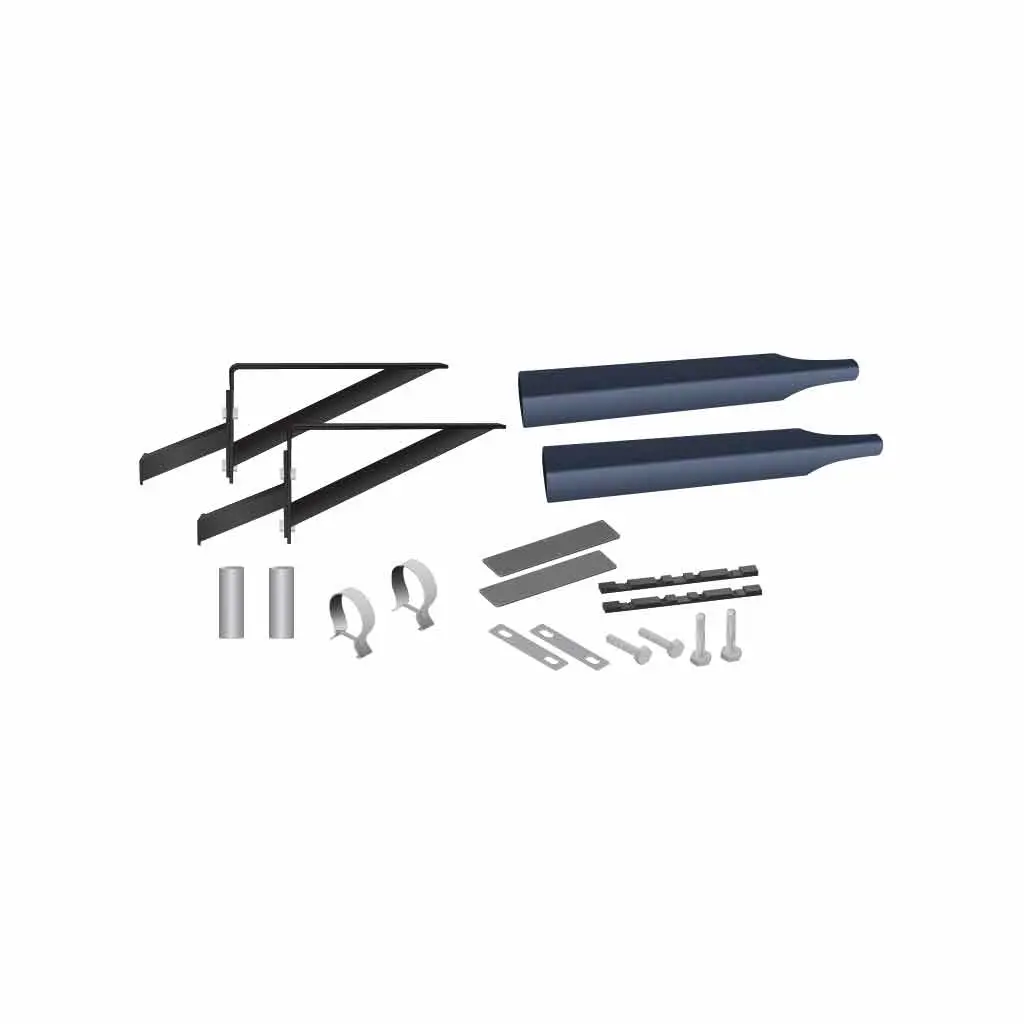 Tfen-Hkitsmbl Smoke & Mirror Half Fender Mounting Kit – Adjustable Fender Brackets – Blue | 14 Gauge 1