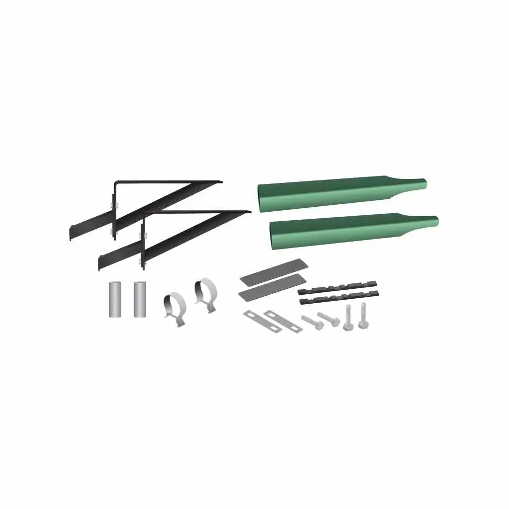 Tfen-Hkitsmgr Smoke & Mirror Half Fender Mounting Kit – Adjustable Fender Brackets – Green | 14 Gauge 1