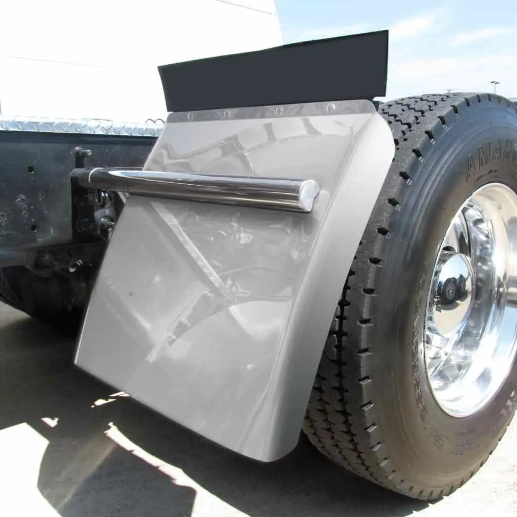 Tfen-Q17 24″ Quarter Fender Kit With Tube Mounts – 18 Gauge | Mirror Shine Stainless Steel 1