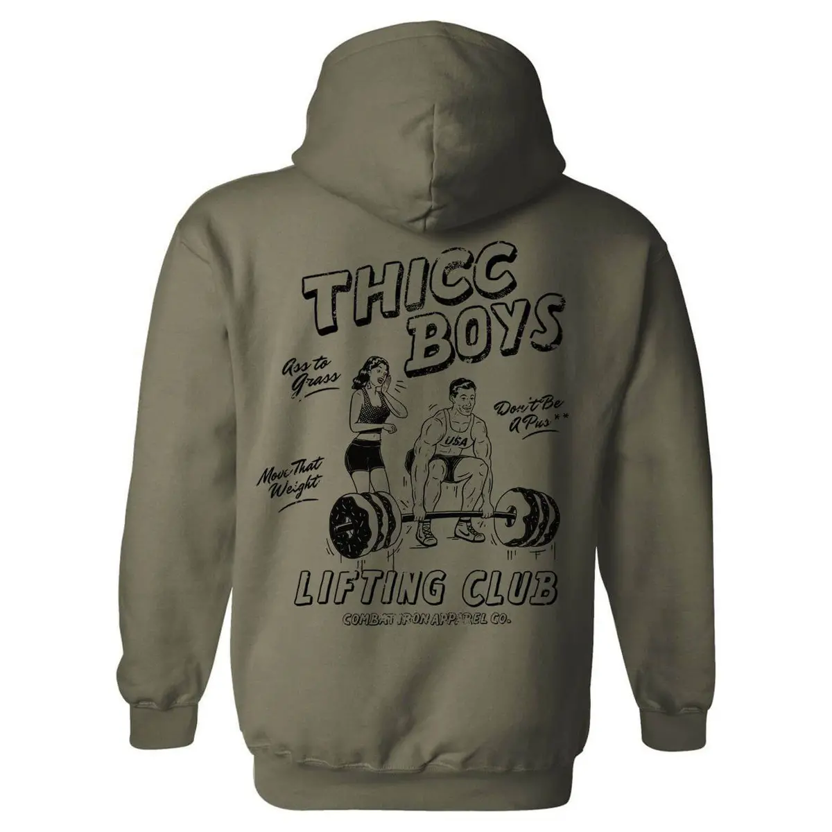 Thicc Boys Lifting Club Men's Hoodie 2