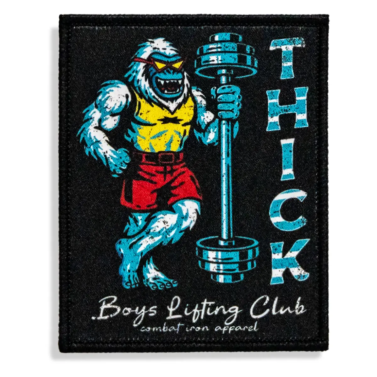 Thick Boys Lifting Club Velcro Patch 1