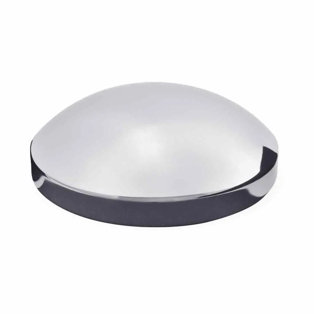 Thub-712 7 1/4″ I.D Dome Rear Hubcap – Chrome Metal 1