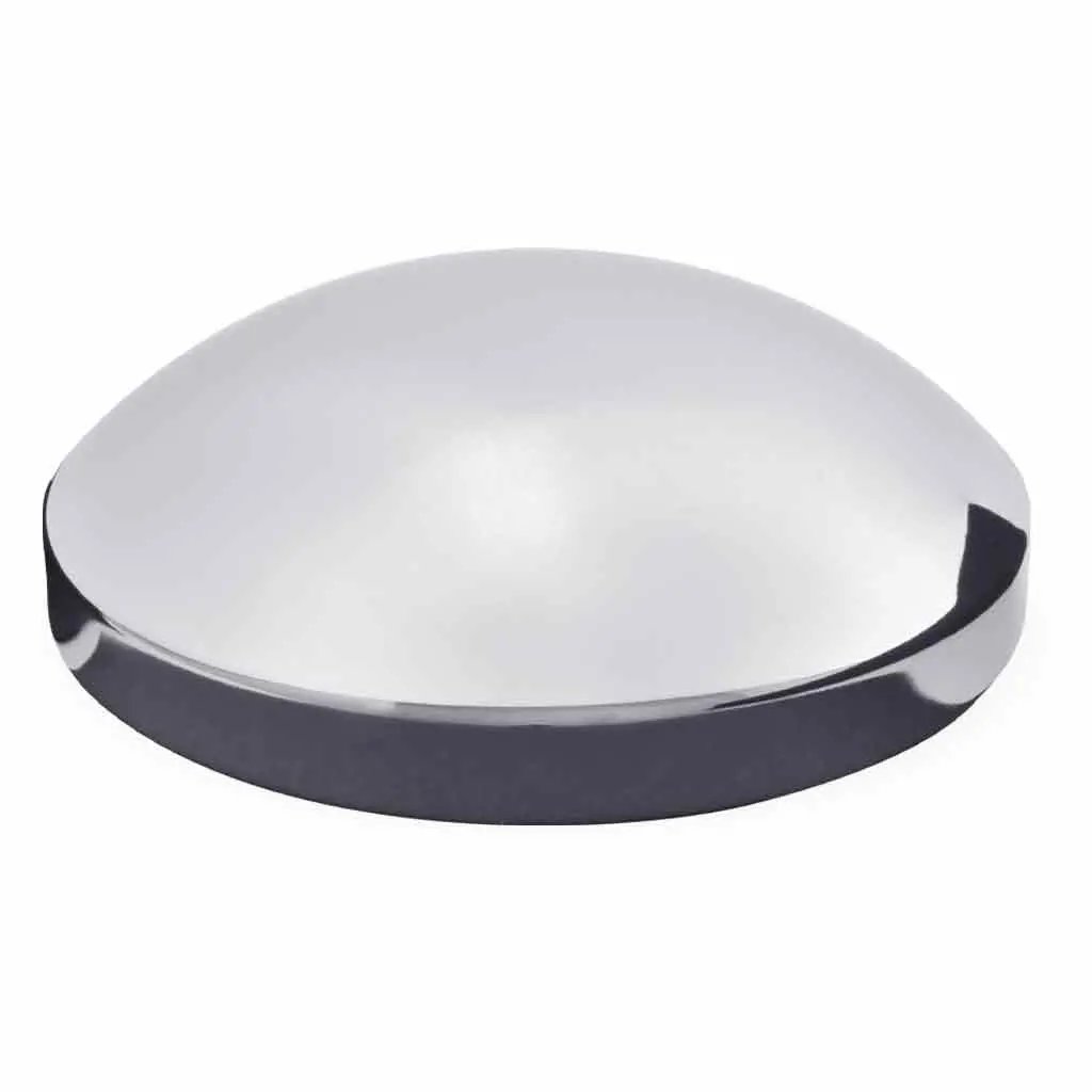 Thub-834 8 1/4″ I.D Dome Rear Hubcap – Chrome Metal 1