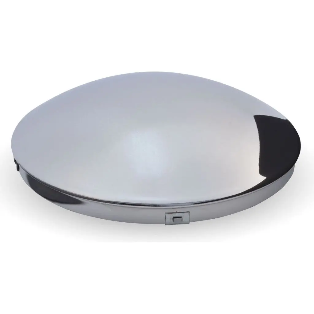 Thub-Nn No Notch Dome Front Hubcap – Chrome Metal 1