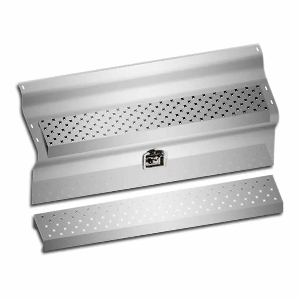 Tk-1634 Kenworth Battery / Tool Box Covers With Steps (2005-) - 45" (Pair) 1
