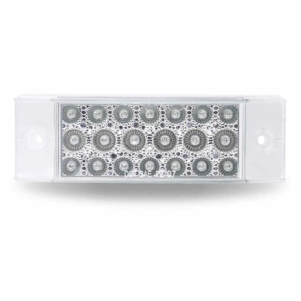 Tled-2X6ca 2"X6" Clear Amber Trailer Led (20 Diodes) 1