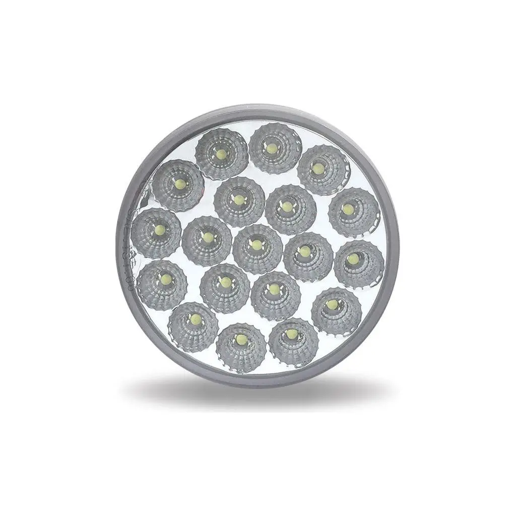 4" Clear Red Stop, Turn & Tail Led (19 Diodes) 1