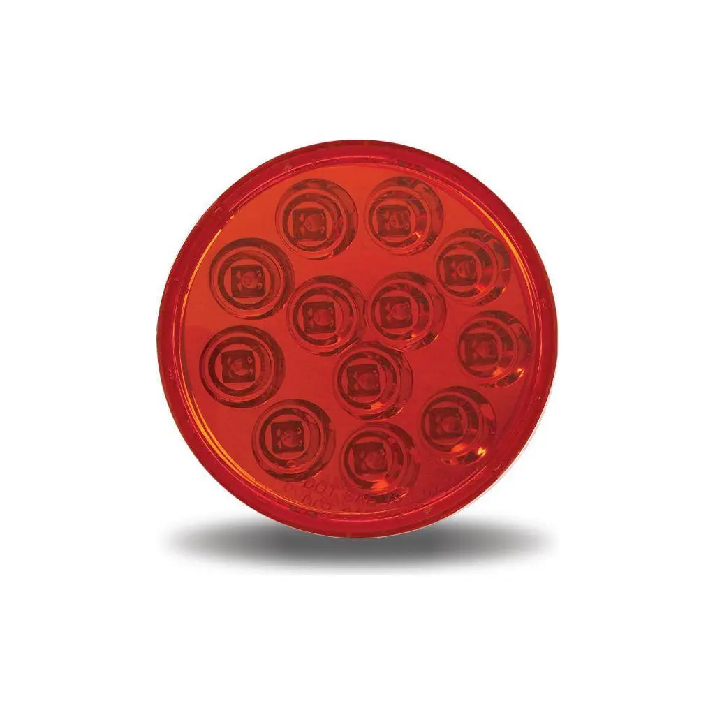 4" Mirror Red Stop, Turn & Tail Led (12 Diodes) 1