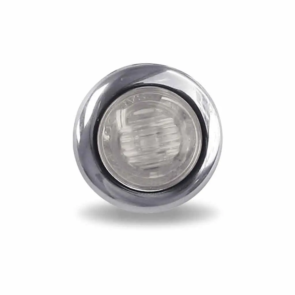 Mini Button Clear Red Led - 2 Wire 1