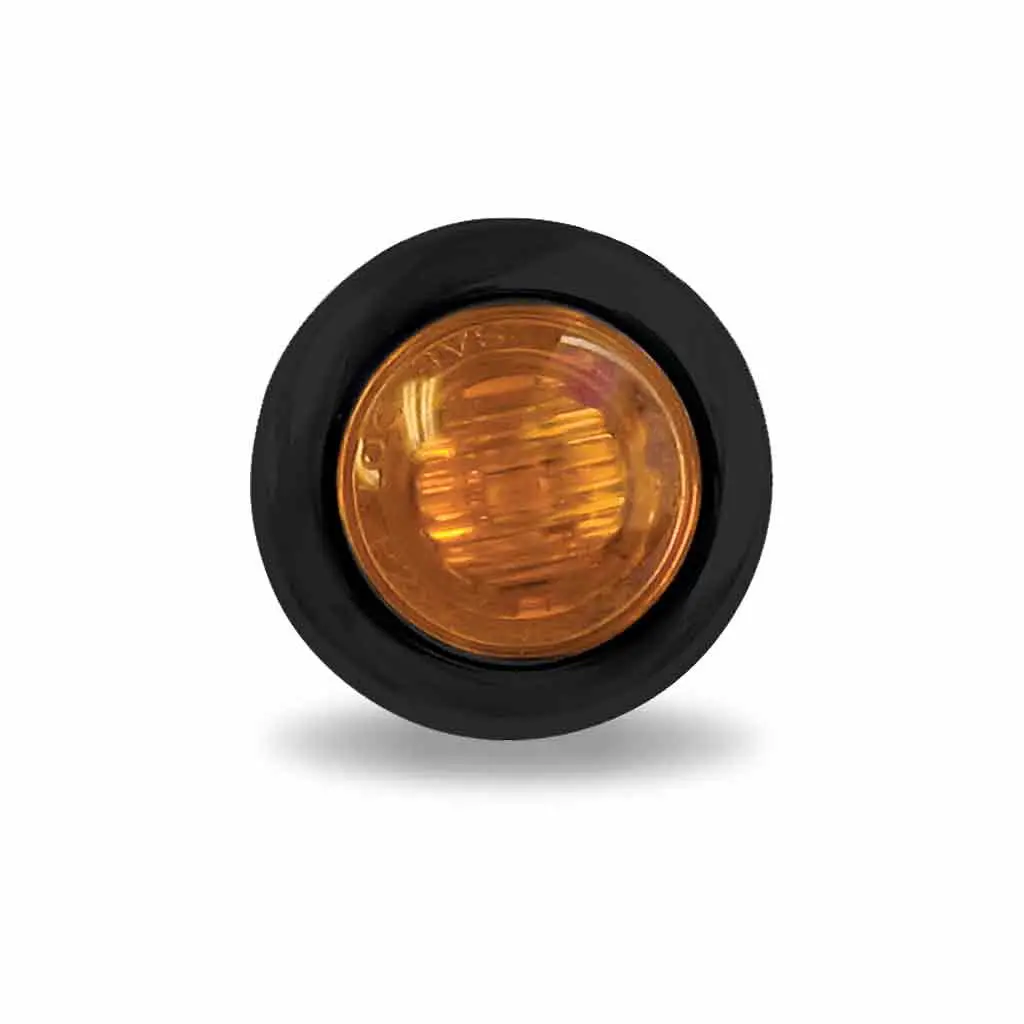 Tled-B5a Mini Button Amber Led - 2 Wire 1