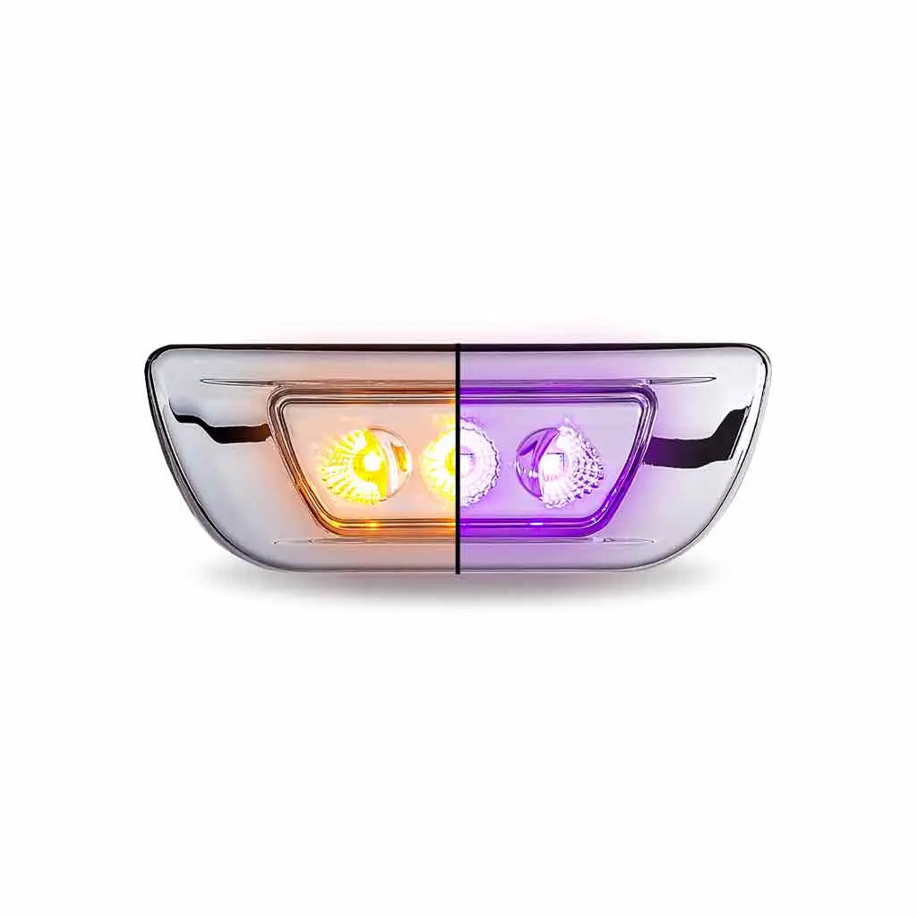 Tled-C100ap Kenworth T680/T700 Pet 579 Cab Marker Light-Dual Revolution Amber/Purple 1