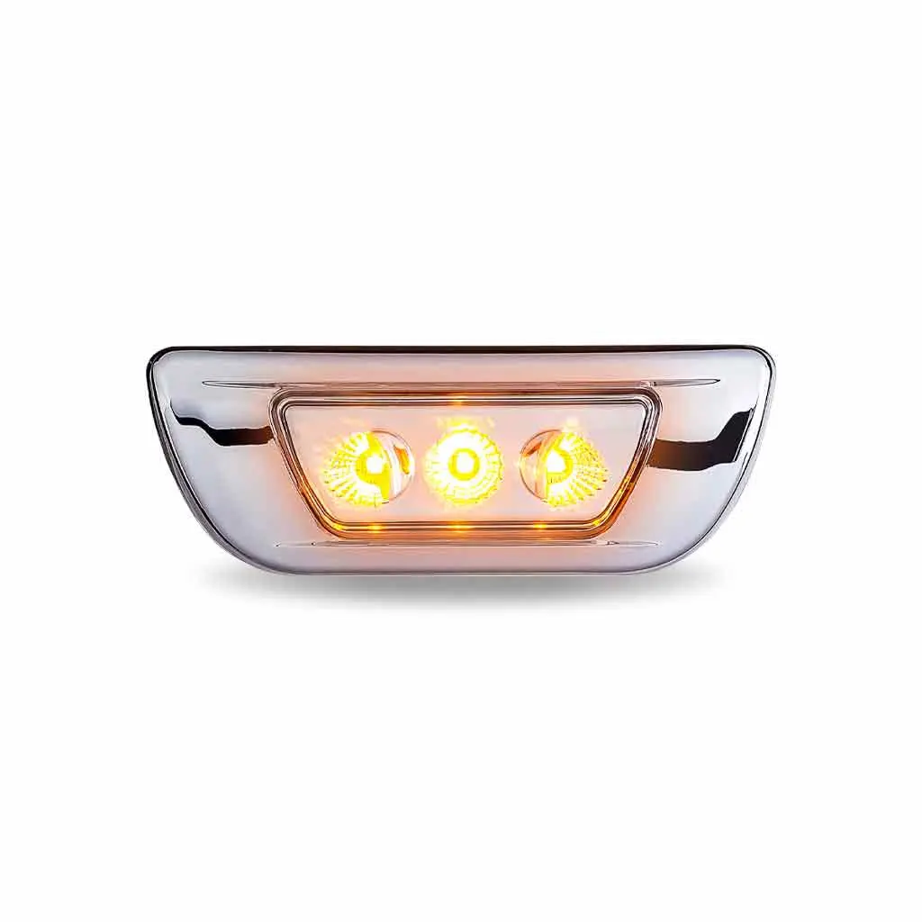 Tled-C100ca Kenworth T680/T700 Pet 579 Cab Marker Light-Clear Amber 2