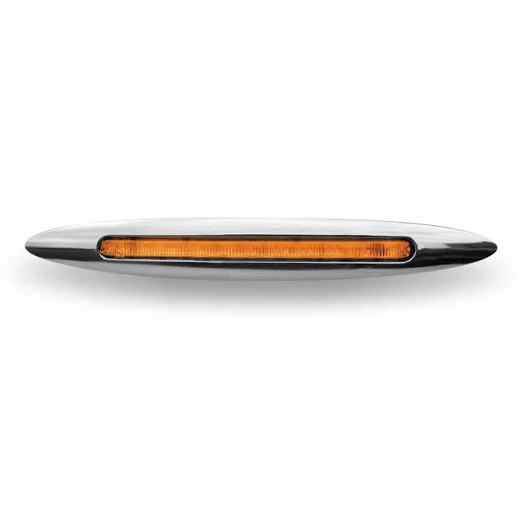 Tled-F9a (Discontinued) 9" X 1" Flatline Color Slim-Line Amber Marker Led (14 Diodes) 1
