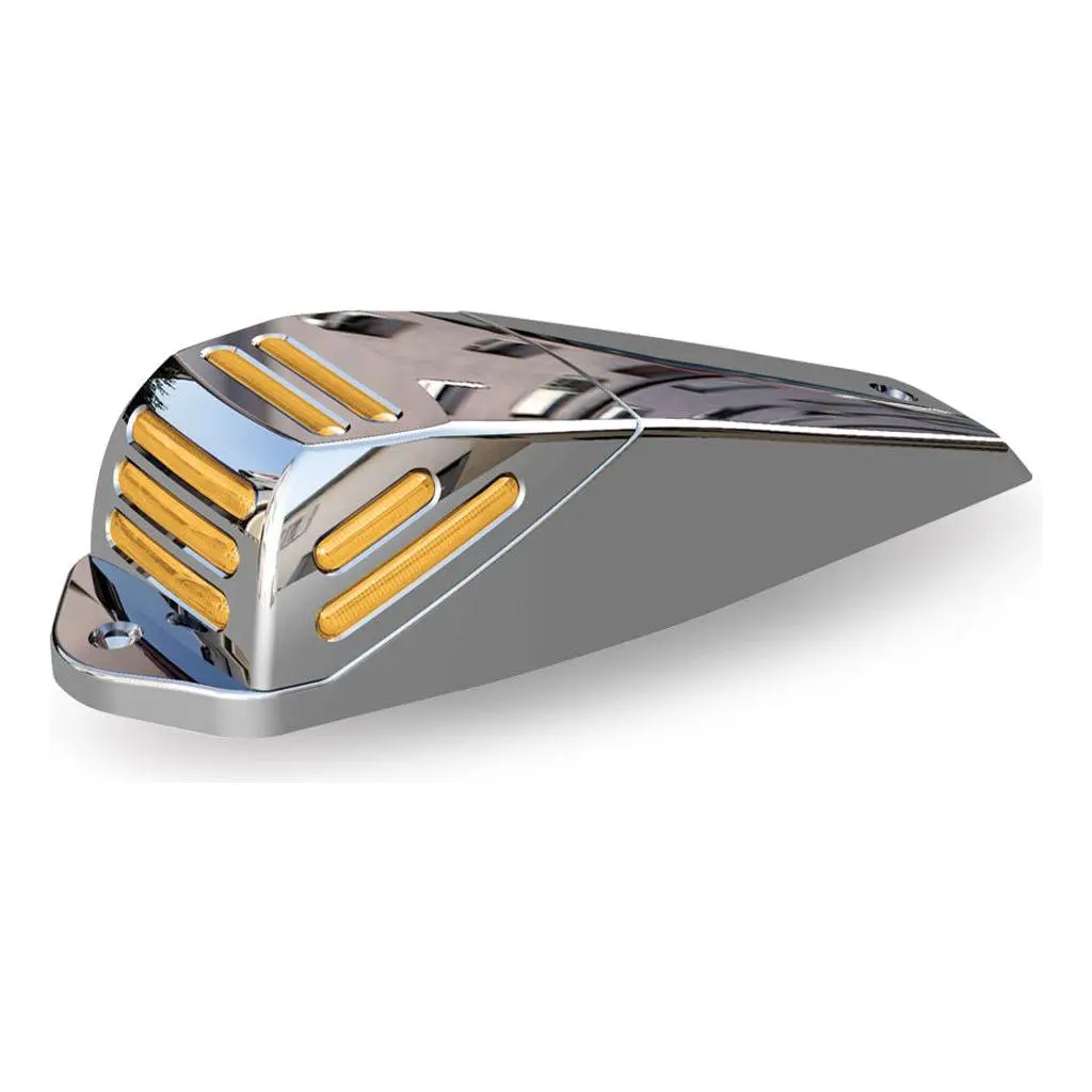 Tled-Fx98 Amber To Blue Square Led Flatline Cab Light With Housing – 46 Diodes 1