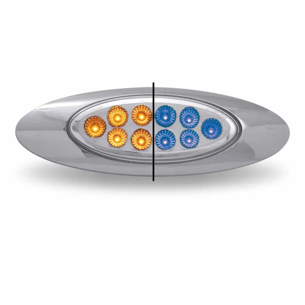 Tled-G4xab Marker M1 Style Dual Revolution Amber/Blue Led (10 Diodes) 1