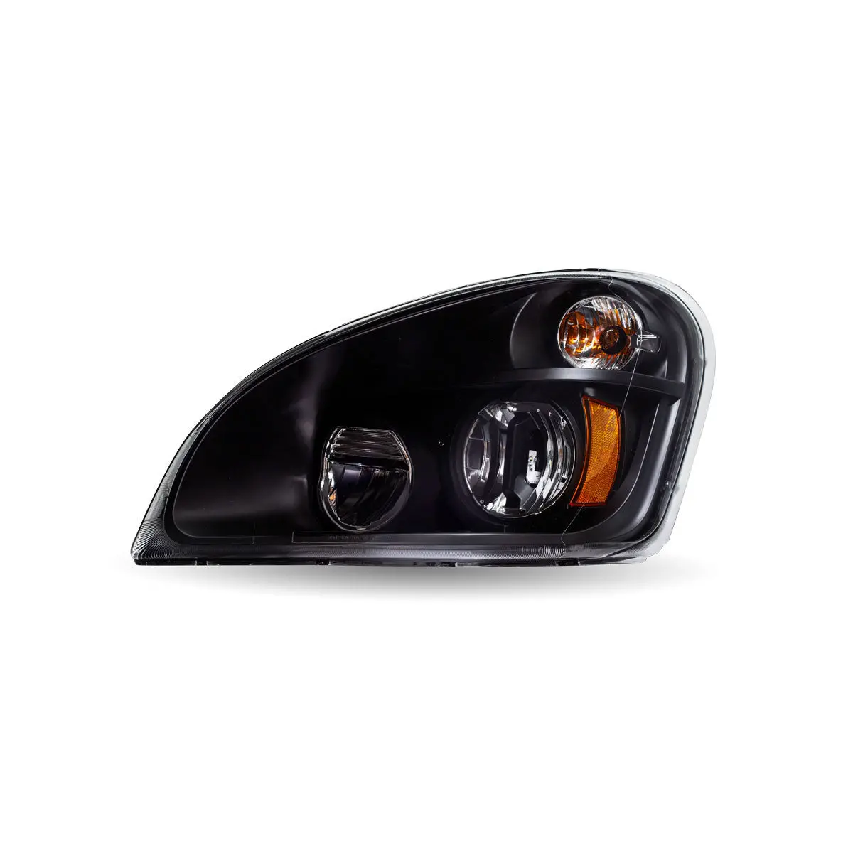 Tled-H128 Ftl. Cascadia Led Reflector Headlight Assembly – Black 1