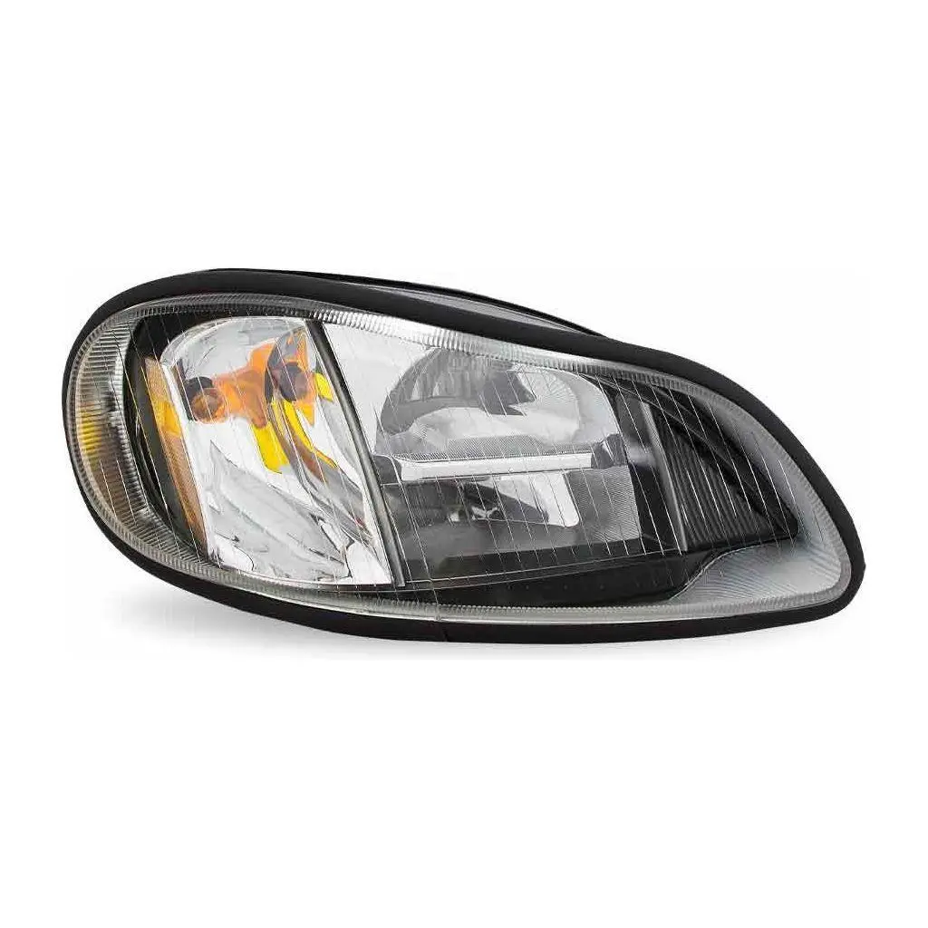 Tled-H81 M2/C2 Led Reflector Headlight Assembly With Side Marker – Black (Passenger Side) 1