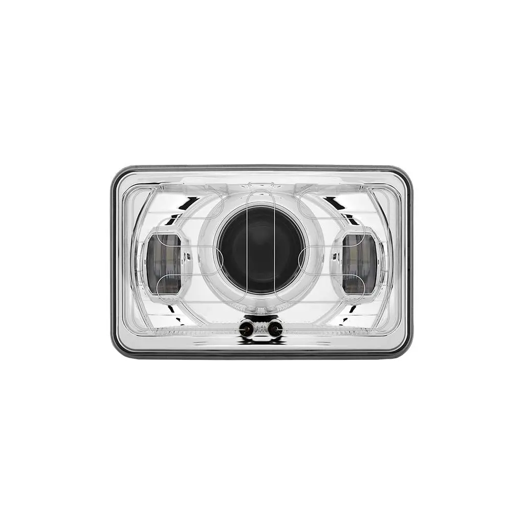 Tled-H92 4″ X 6″ Heated Led Projector Headlight With Optional Backlit Auxiliary – Low Beam | 1200 Lumens 1