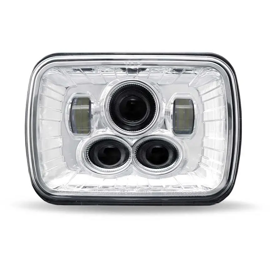 Tled-H94 5″ X 7″ Led Projector Headlight – Combination High & Low Beam | 4000 Lumens 1
