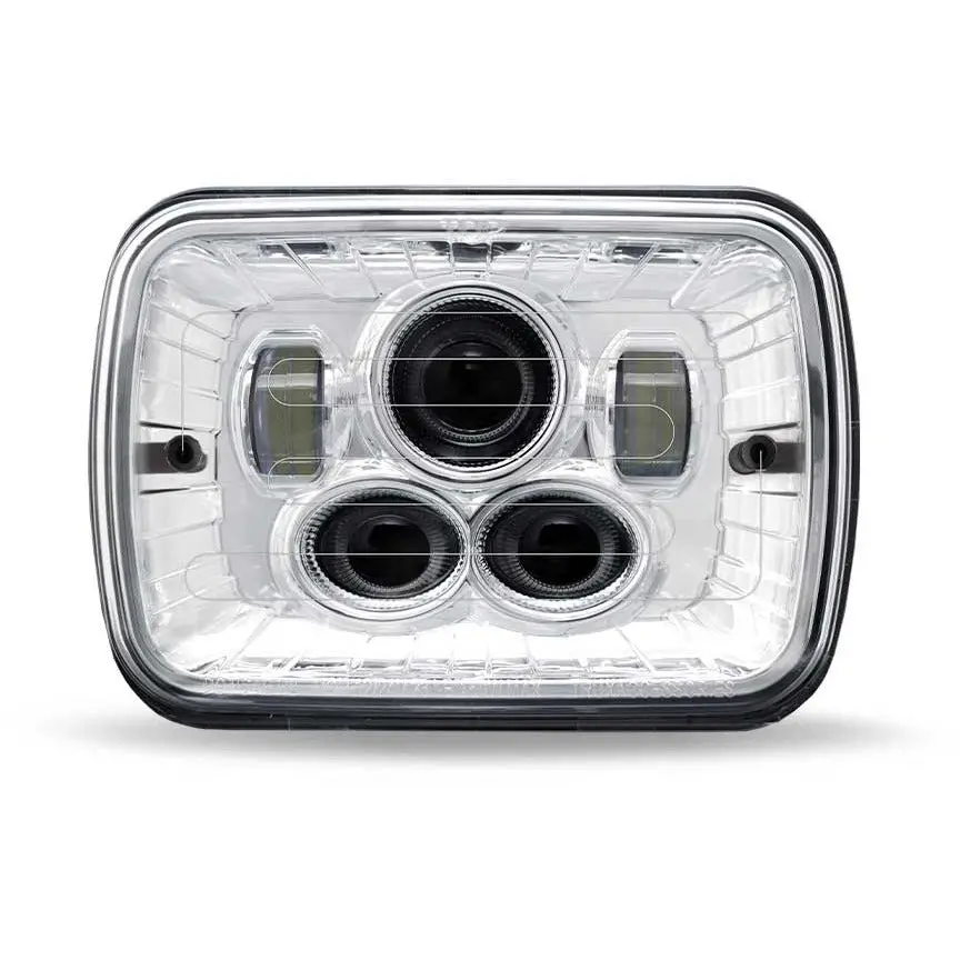 Tled-H95 5″ X 7″ Heated Led Projector Headlight – Combination High & Low Beam | 4000 Lumens 1