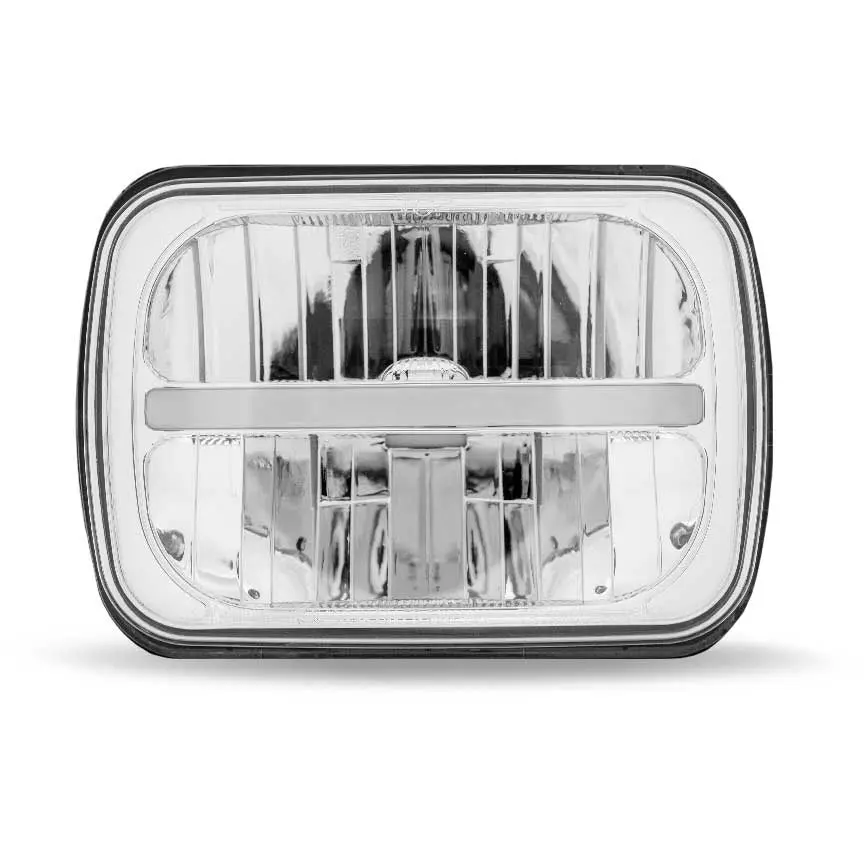 Tled-H98 5″ X 7″ Led Reflector Headlight With Glow Position Led Accent – Combination High & Low Beam | 2200 Lumens 1