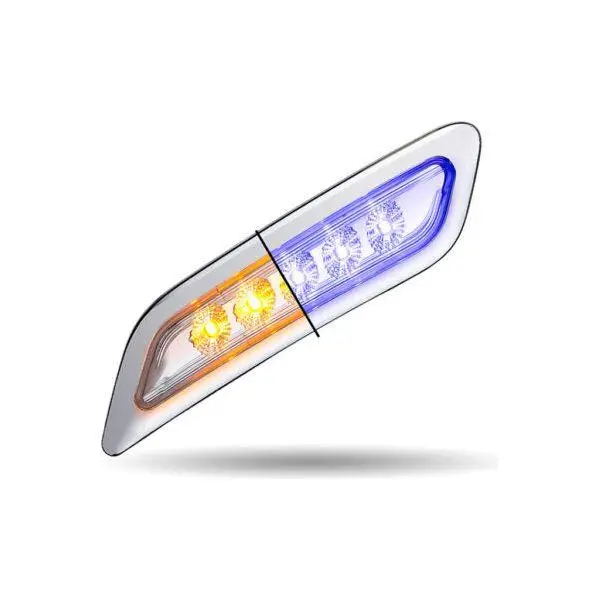 Tled-P100ab Amber To Blue Peterbilt Led Door Light – 5 Diodes | Driver Side 1