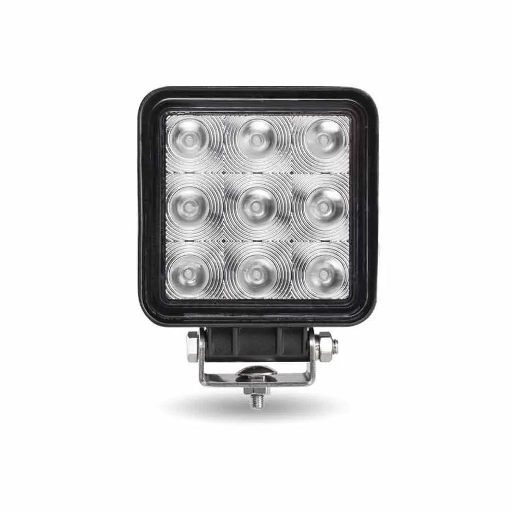 Tled-U93 Stellar Universal Square High Powered Led Work Lamp (9 Diodes) - 1350 Lumens - Spot 1