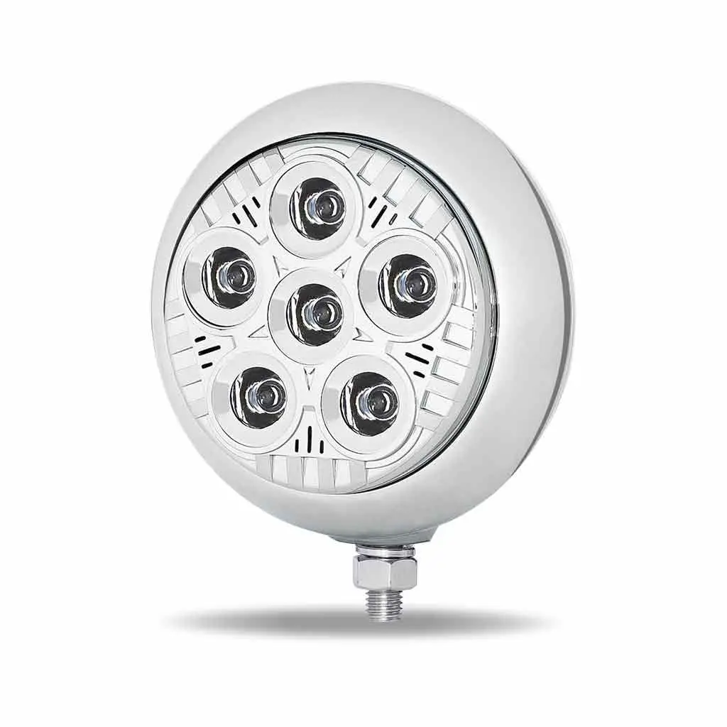 Tled-Ux1 5″ Legacy Series Chrome Round Led Work Light With Legacy Housing – Spot Beam | 2000 Lumens 1